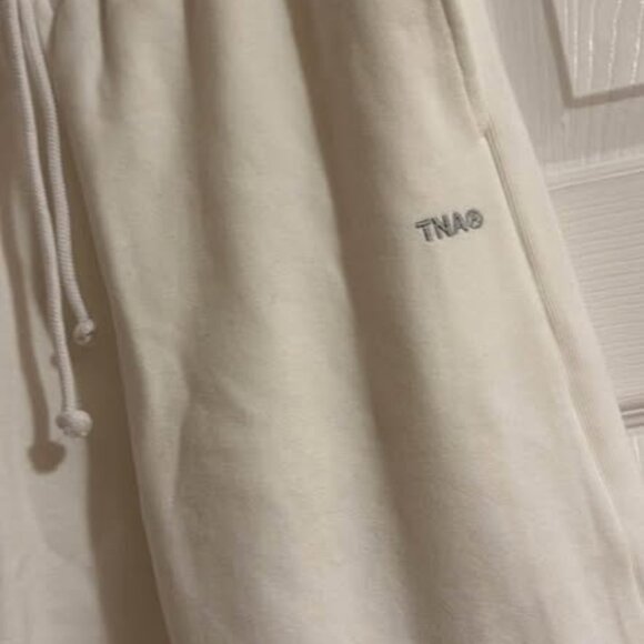 White TNA sweatfleece sweatpants - Picture 3 of 3
